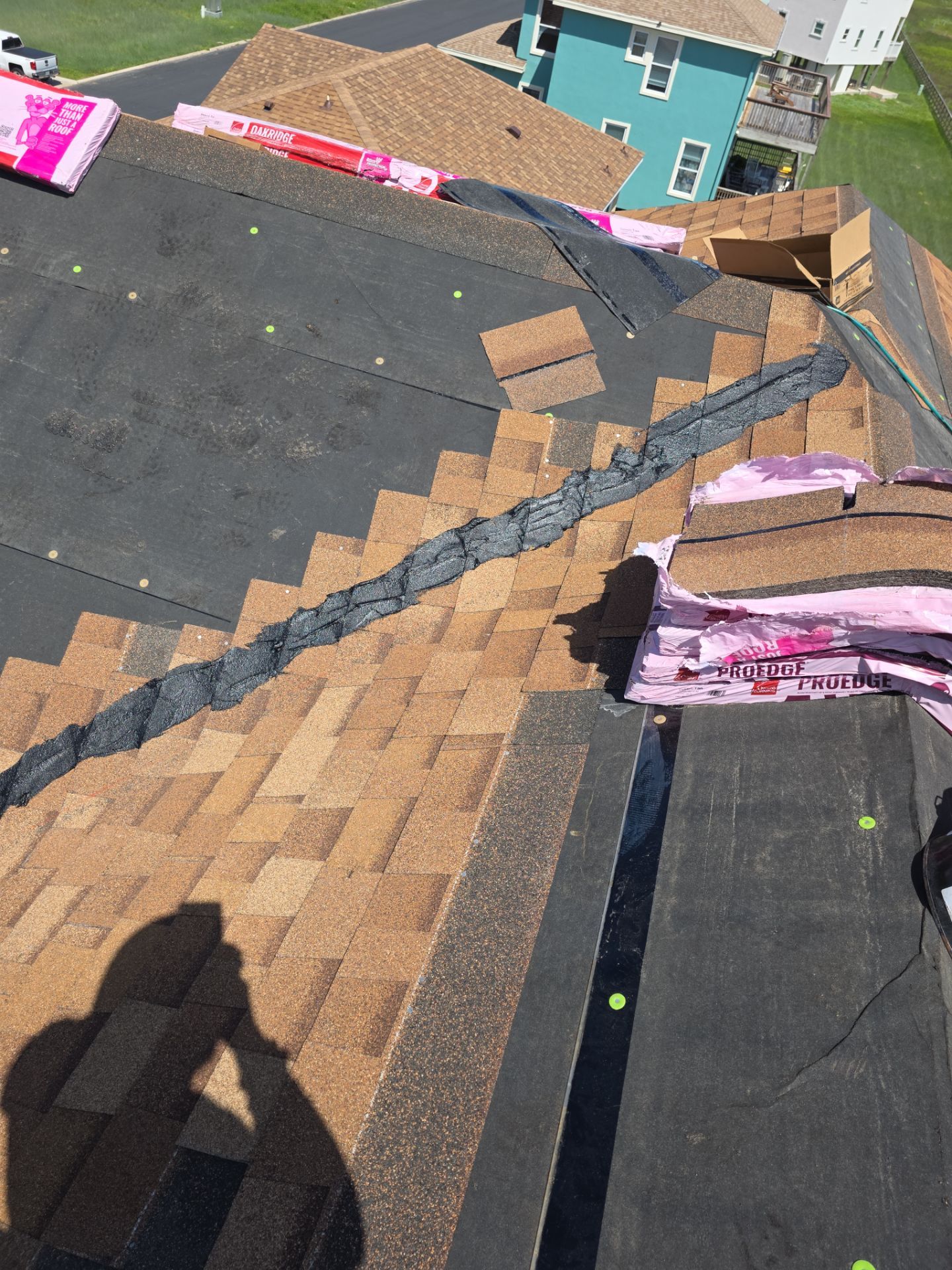 We Aint Scared of heights  by Bayfront Roofing and Construction