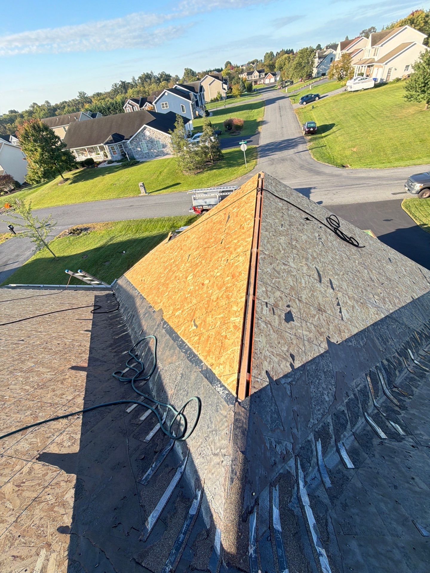 Residential Roof Installation Featuring GAF Timberline HD Shingles in Chambersburg by Teflon Roofing