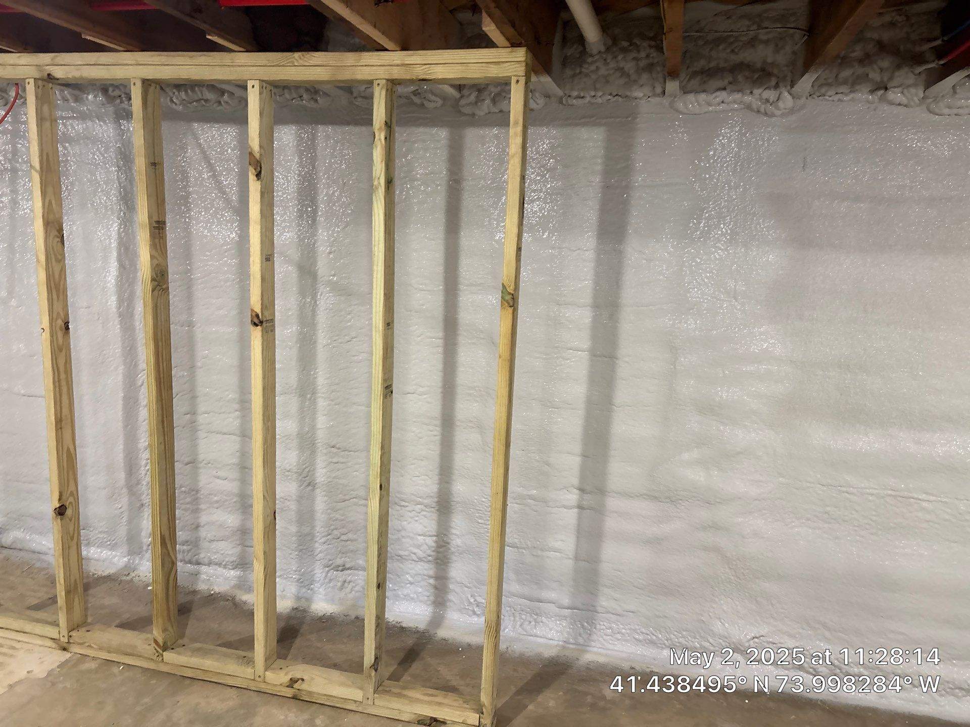 Attic Insulation using open cell spray foam by NYS Foam & Energy