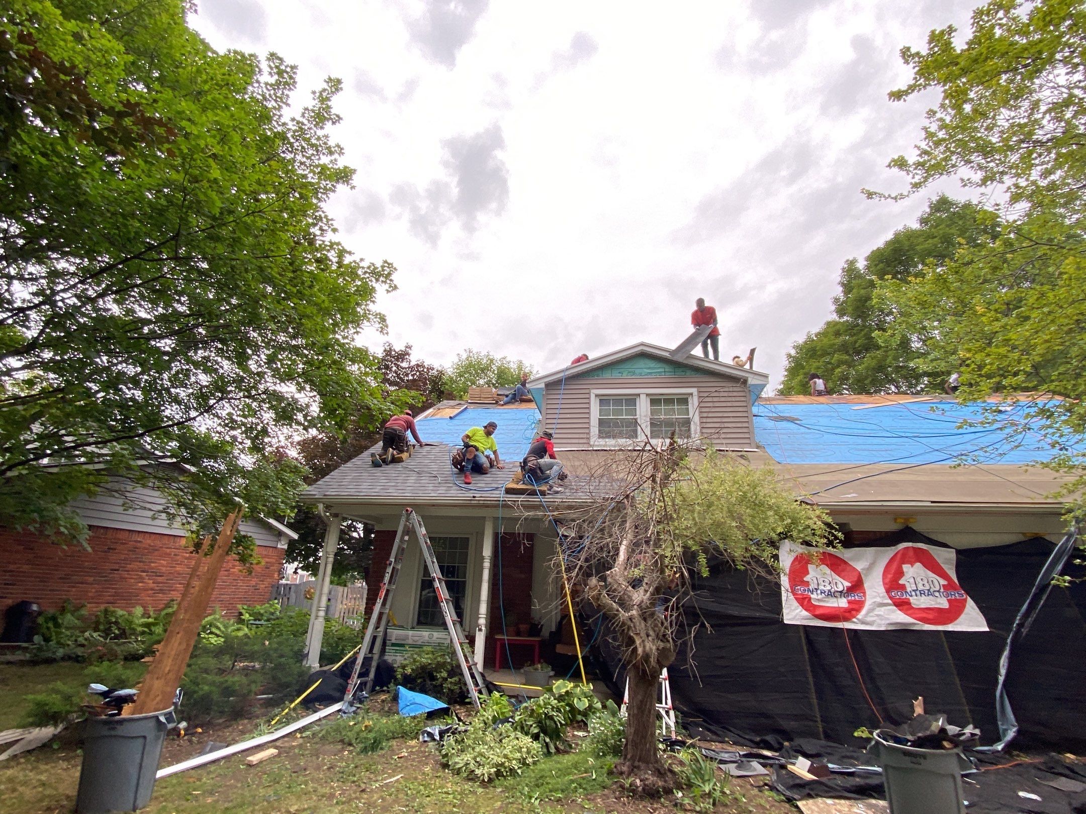 Roof Replacement using CertainTeed Landmark by 180 Contractors