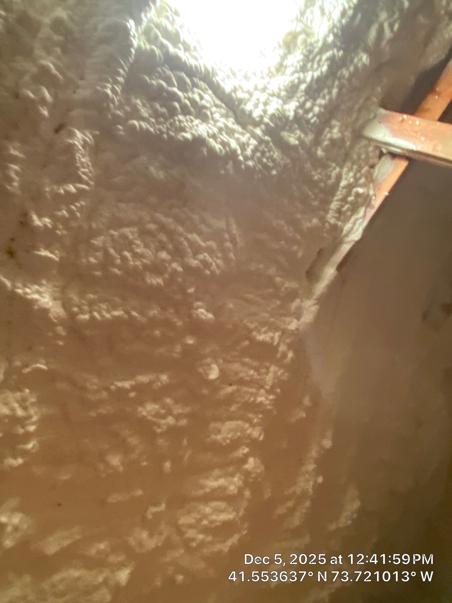 Attic Insulation using open cell spray foam by NYS Foam & Energy
