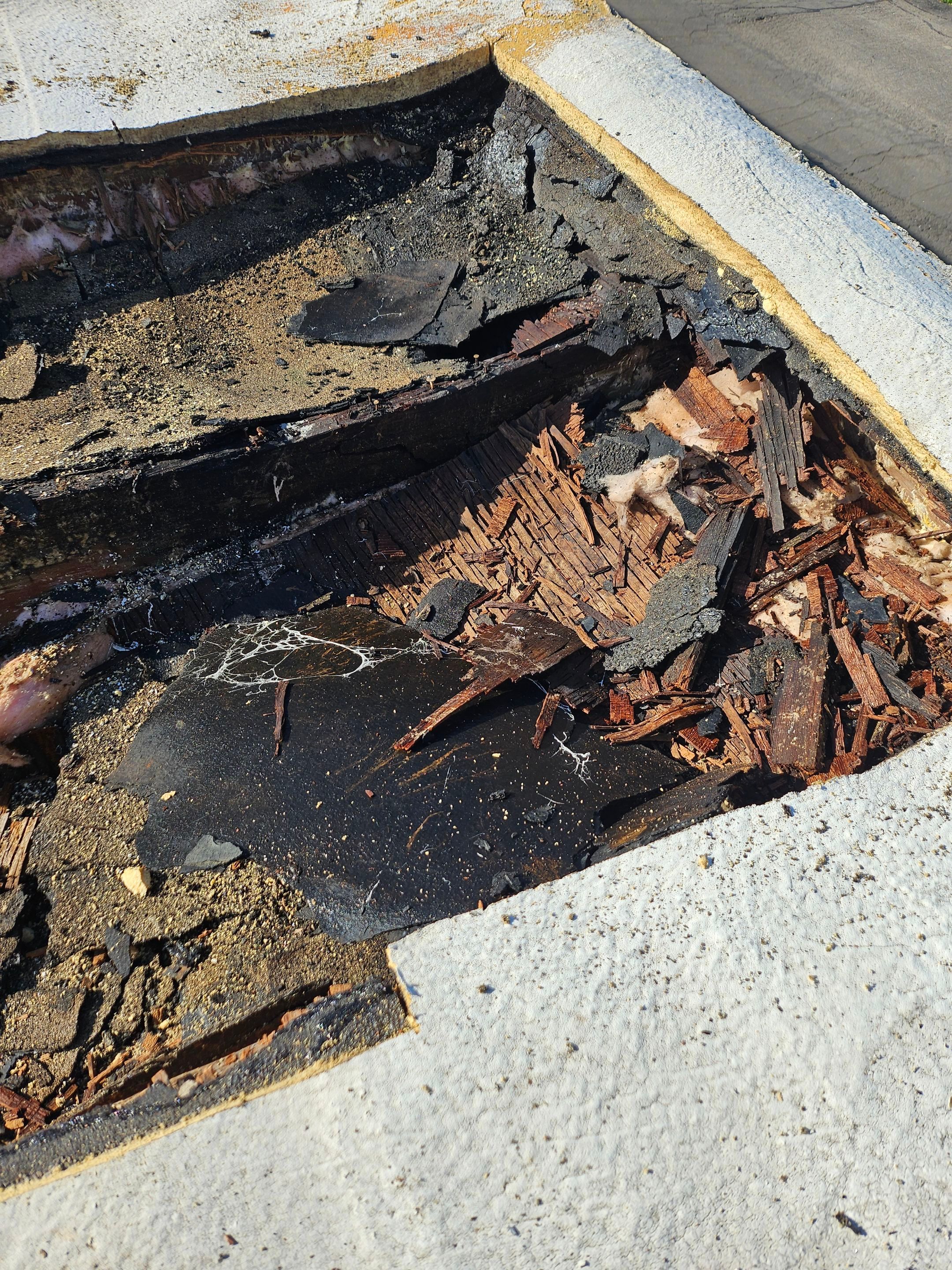 Foam Refurbish using Conklin Benchmark/PUMA XL coatings and spray foam by Straight Edge Roofing Inc