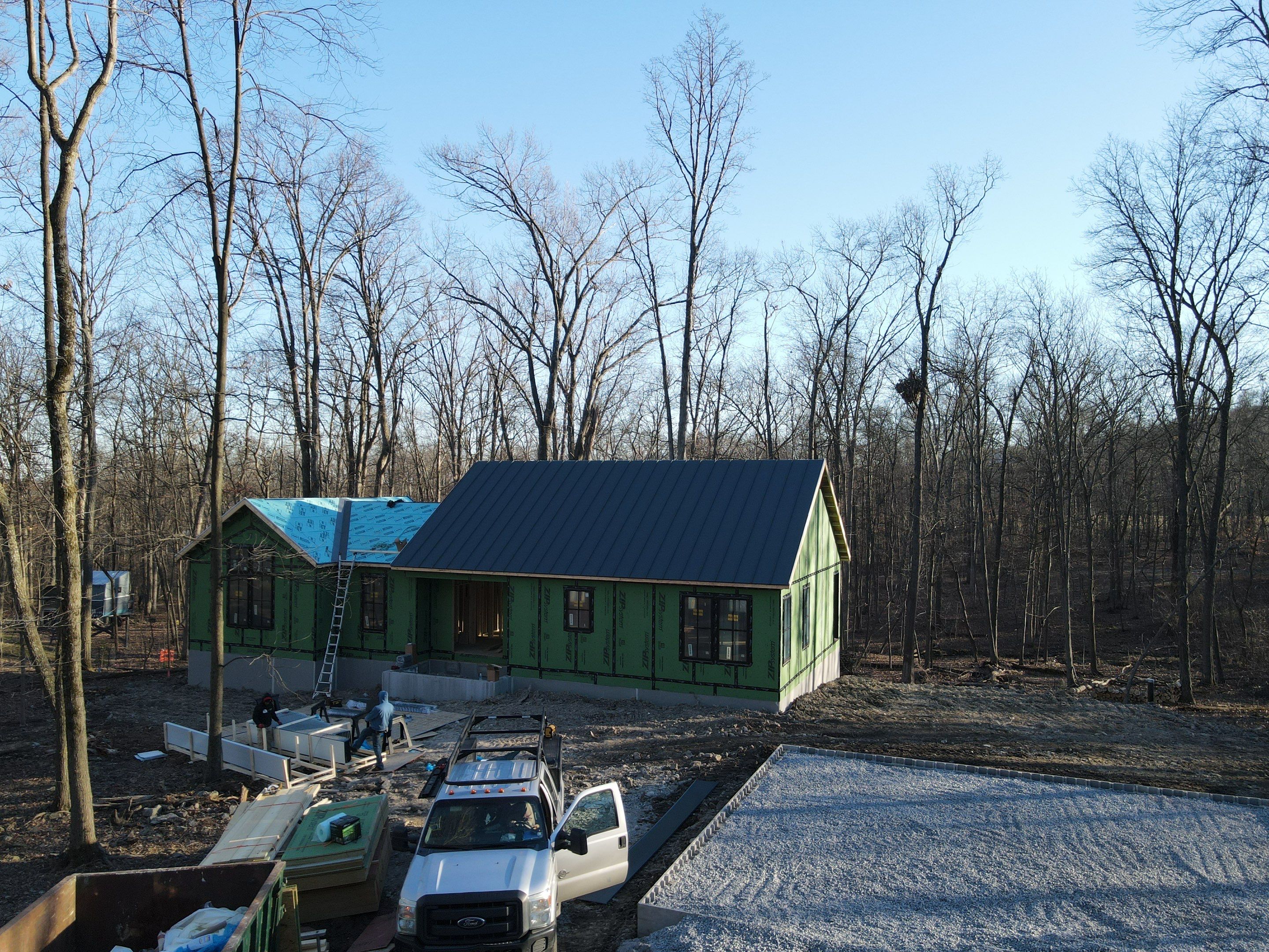 Standing Seam  using Everlast Standing Seam 24 Gauge  by Teflon Roofing