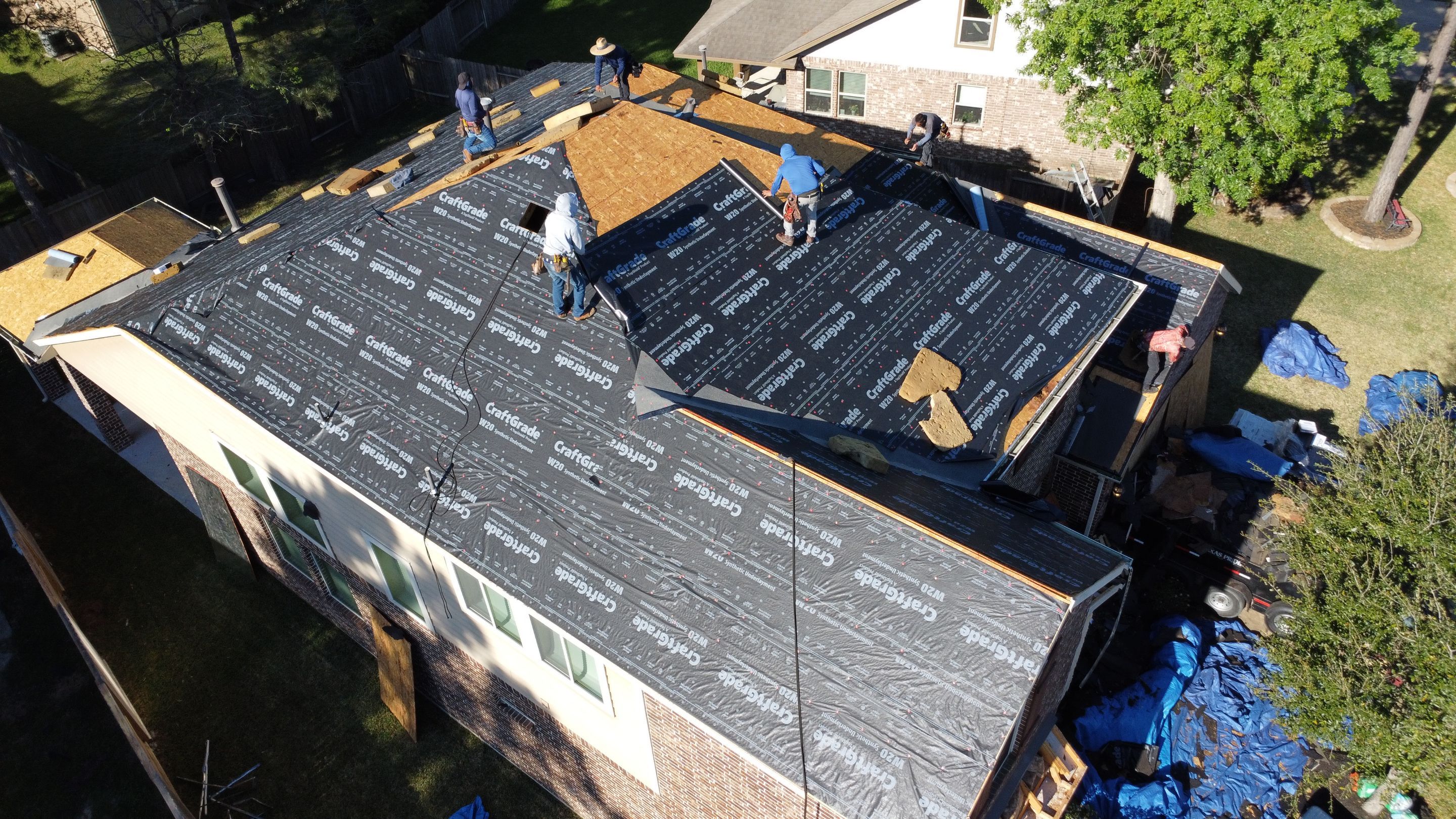 Project in Spring, Texas by Roof Top Innovations