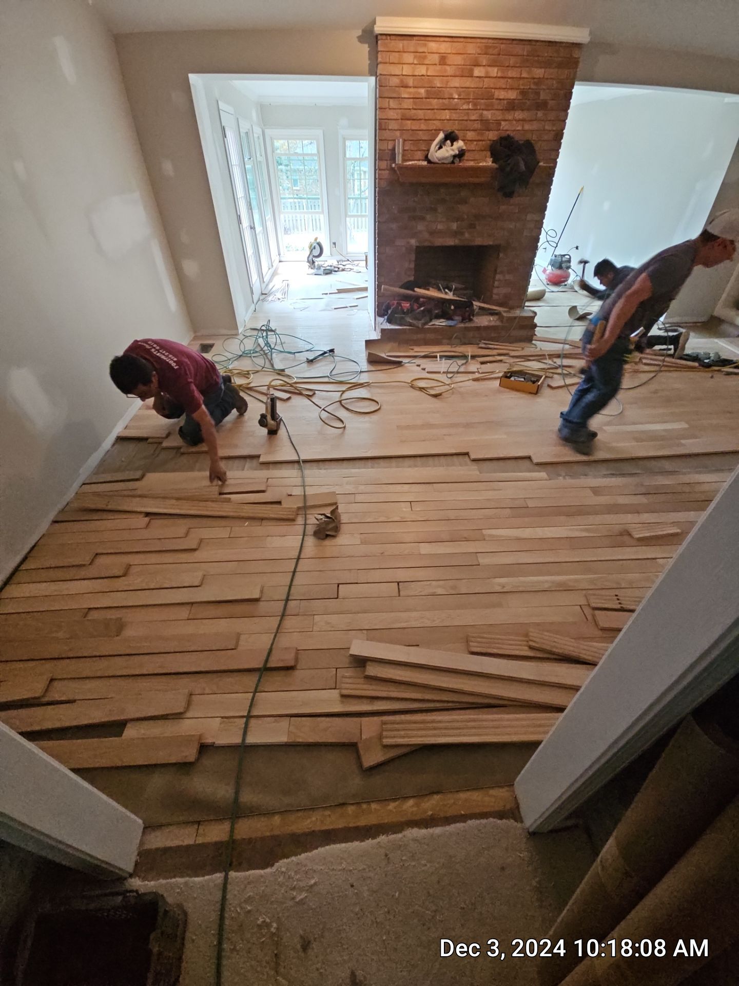 Hardwood Install & Refinish in Jacobean Satin  by Footprints Floors of Nashville