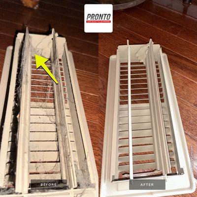 Air duct cleaning using Hypervac