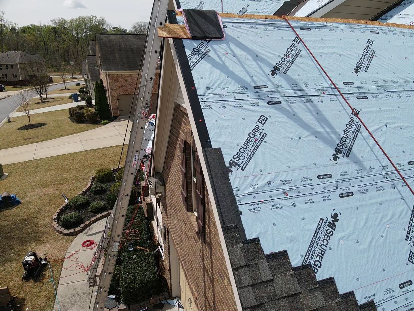 Residential Roofing Installation using Owens Corning by Inspector Roofing and Restoration