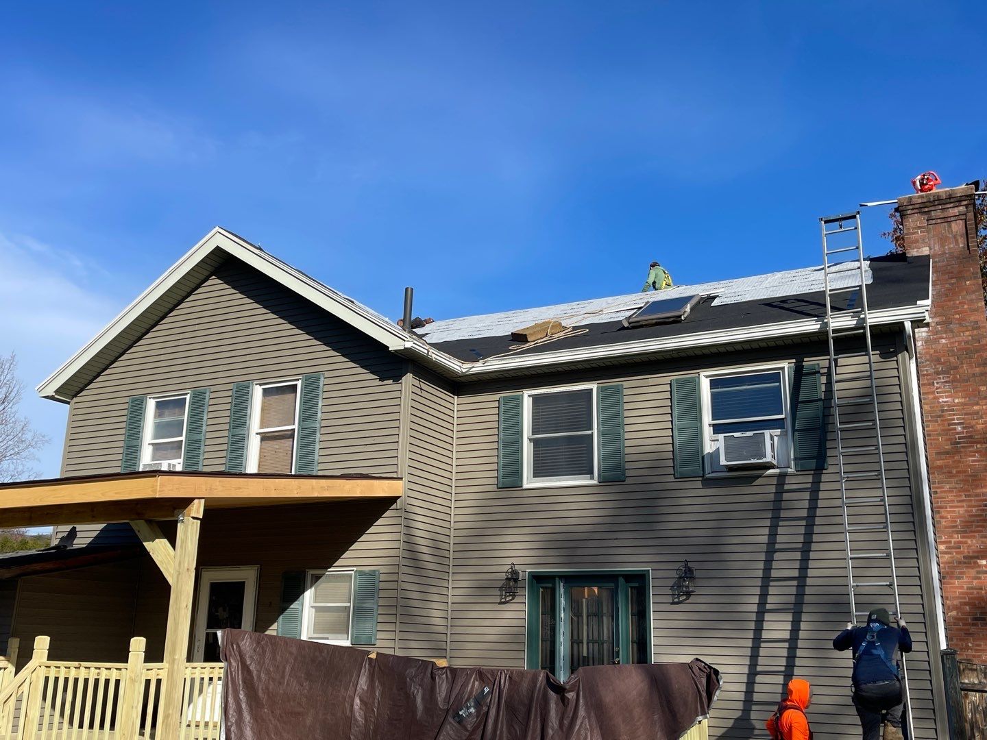 Residential Roofing Installation using GAF Timberline HDZ by Sensible Home Solutions