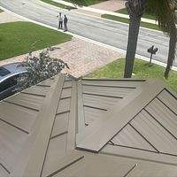 24ga 1" Nail-Strip Medium Bronze  by Total Roofing System The Metal Roof Experts