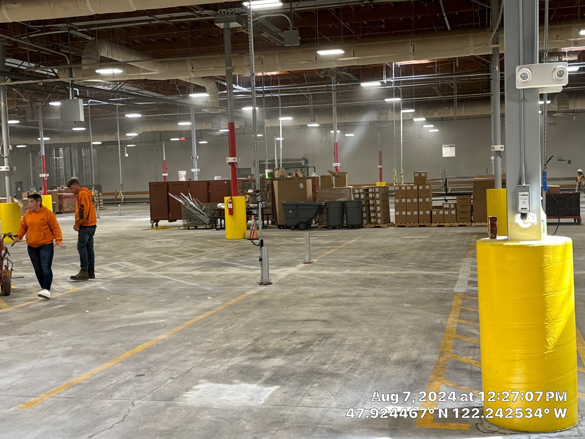 USPS Asphalt Patch Repair, Indoor Parking Lot Sandblast, Outdoor Parking Lot Sealcoating & Indoor/Outdoor Parking Lot Striping  by Jireh Asphalt & Concrete Inc 