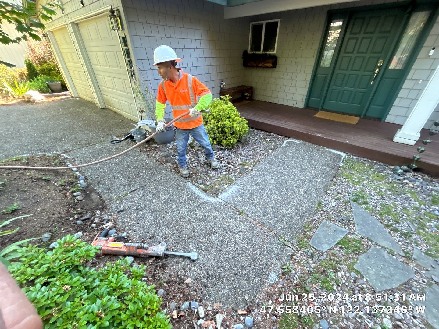 Kate | Concrete Driveway & Walkway by Jireh Asphalt & Concrete Inc 