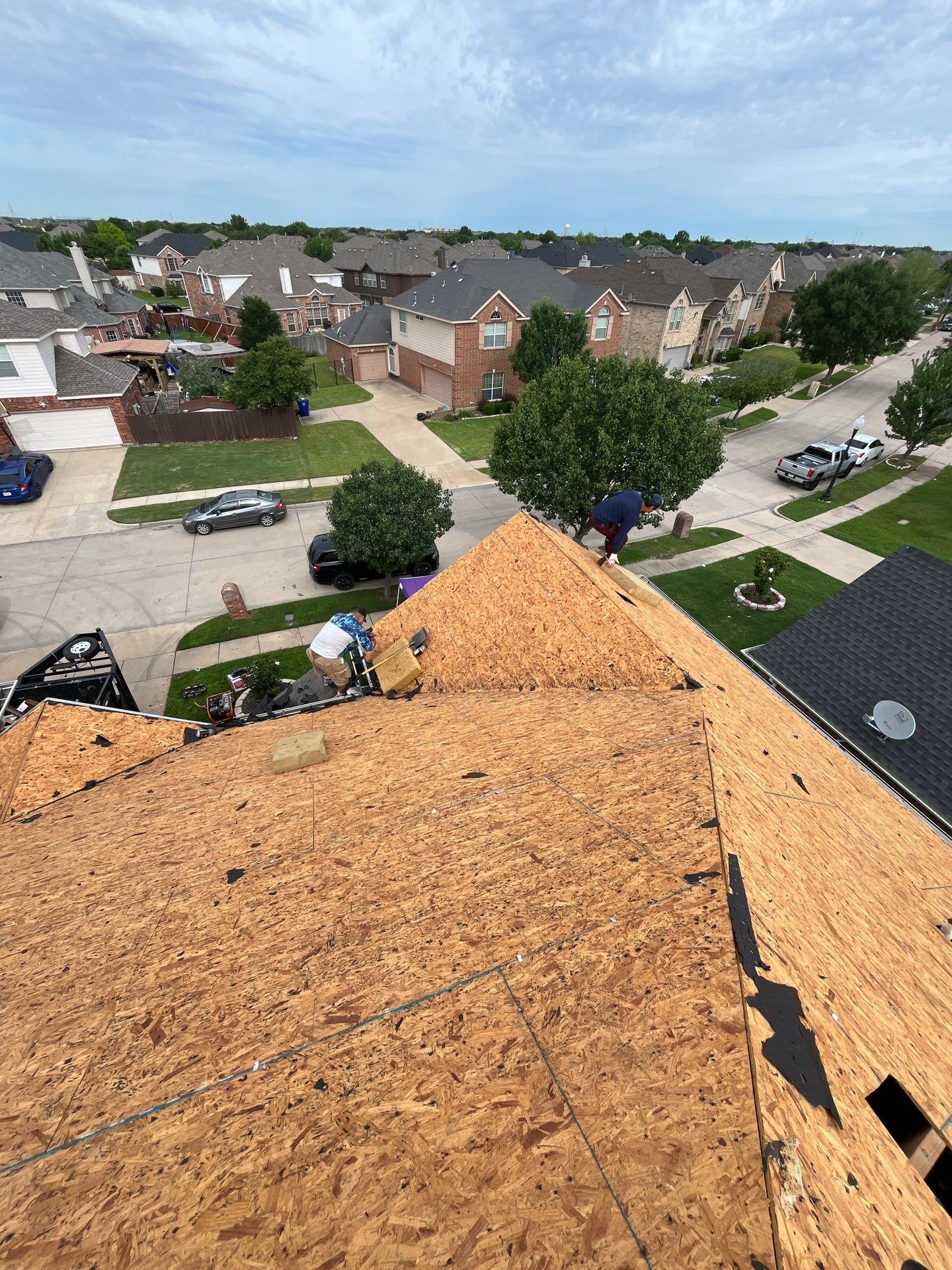 Storm Restoration Project by Berry Good Roofing 