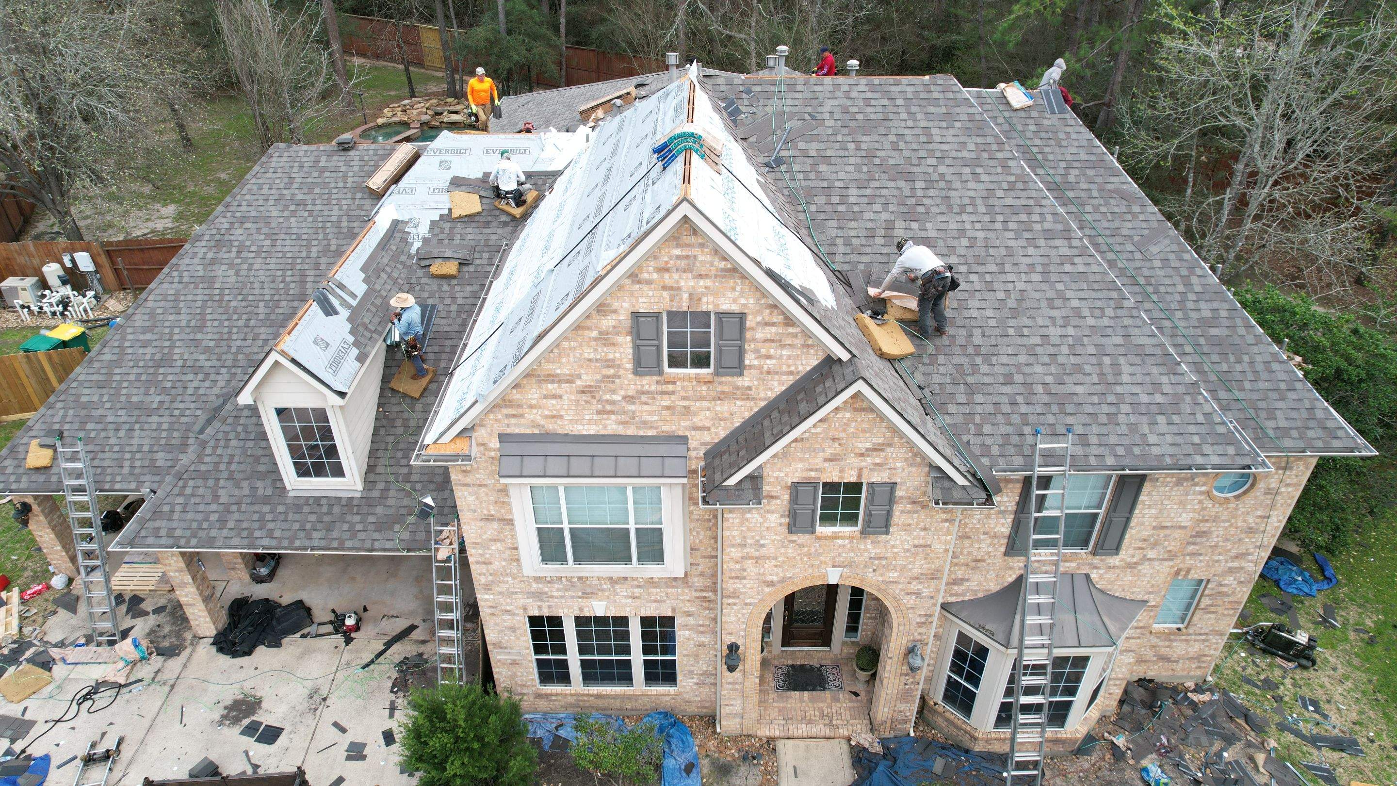 Two-Story Estate Roof Replacement — Spring, TX by PL Roofing & SB Roofing, LLC.