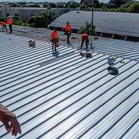 24ga 1.5" Mechanical Seam Mill Finish by Total Roofing System The Metal Roof Experts