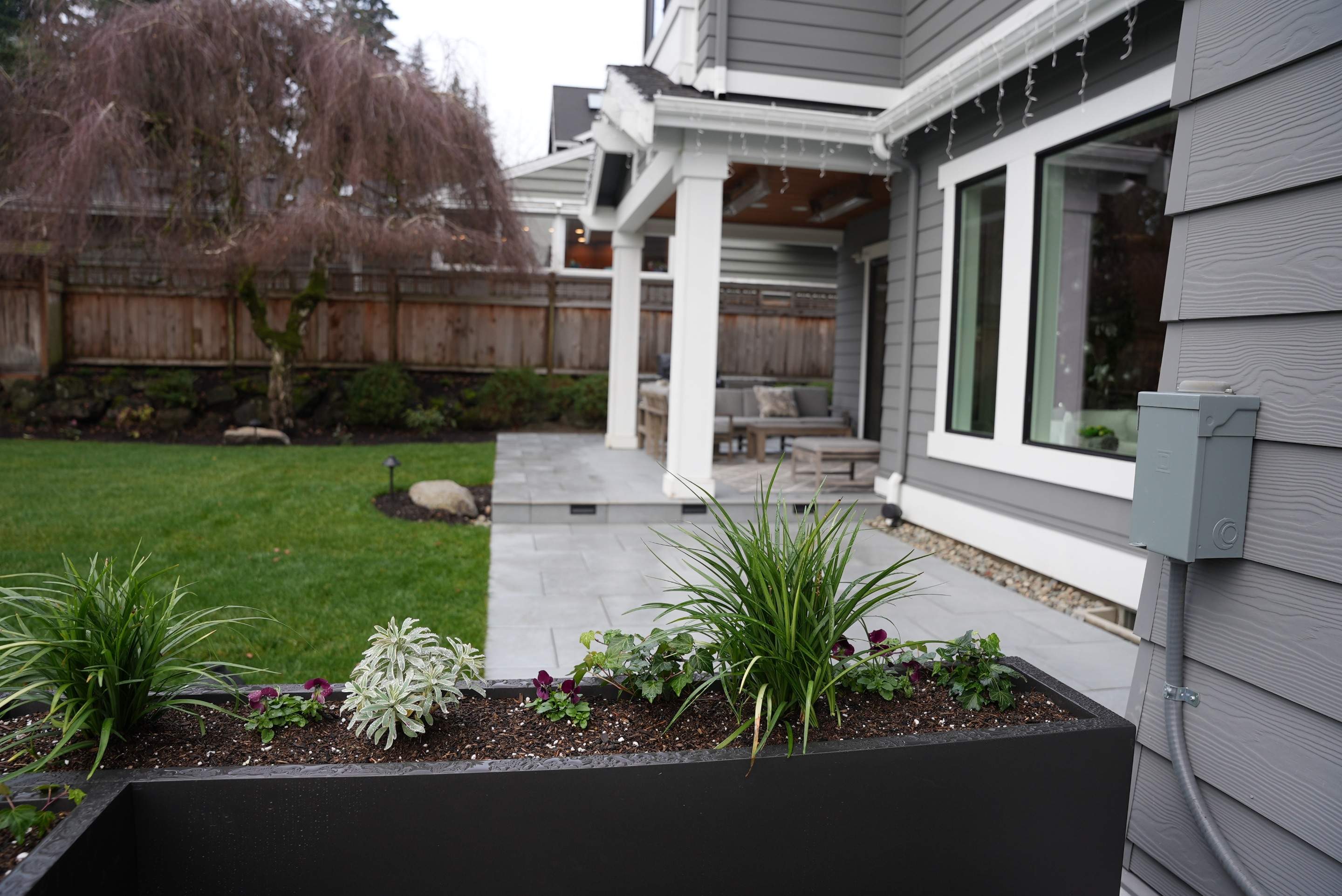 Hardscaping Back Patio Landscape Project  by Jireh Asphalt & Concrete Inc 