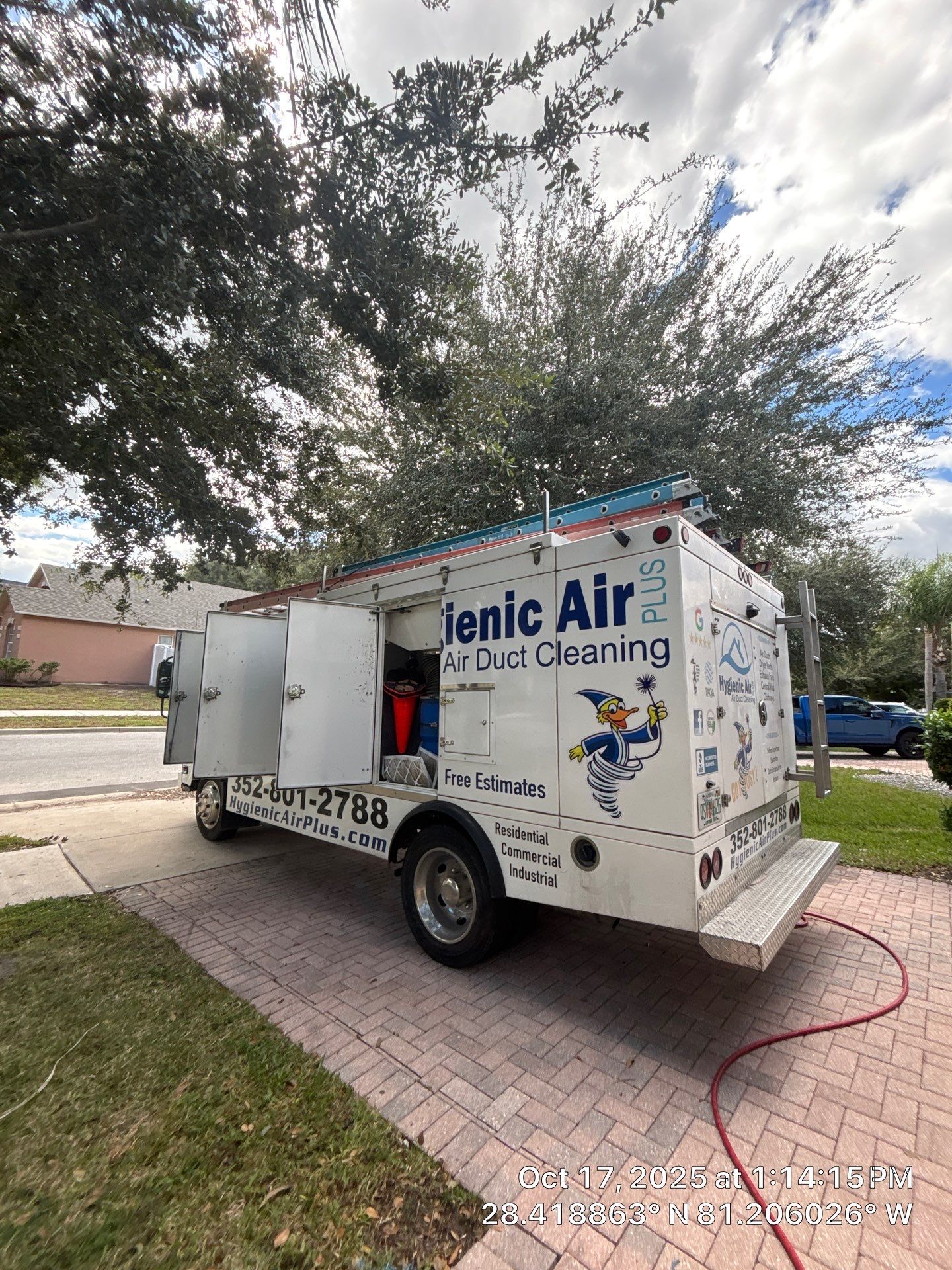 Air Duct and Bathroom Exhaust Cleaning in Orlando by Hygienic Air, Inc
