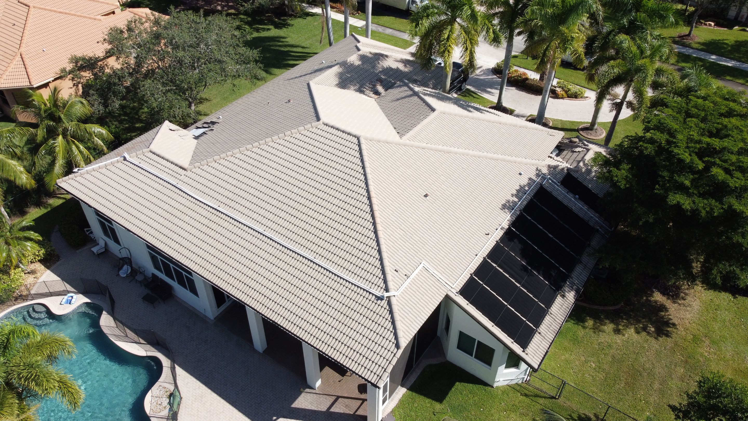 Residential Roofing Installation using Eagle Roofing Tile by BLUES BROTHERS ROOFING