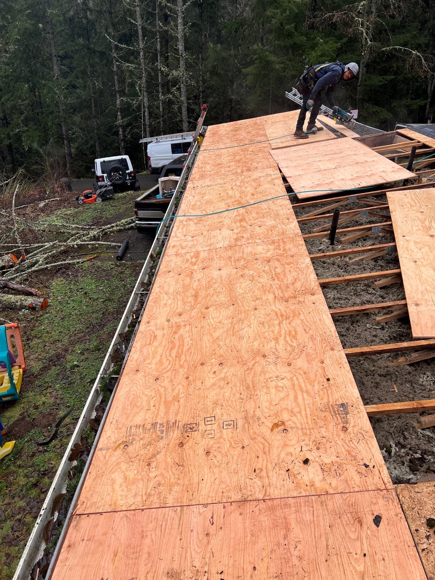 Residential Roofing Installation using GAF HDZ Shingles by Roofing Formula LLC