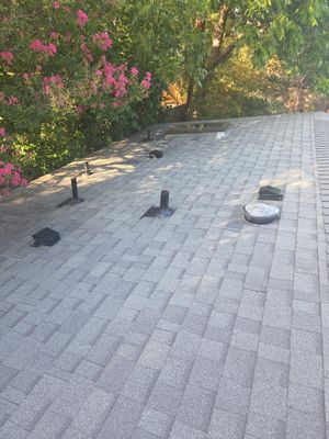 New skylights and a clean roof