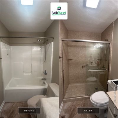 Tub to Shower