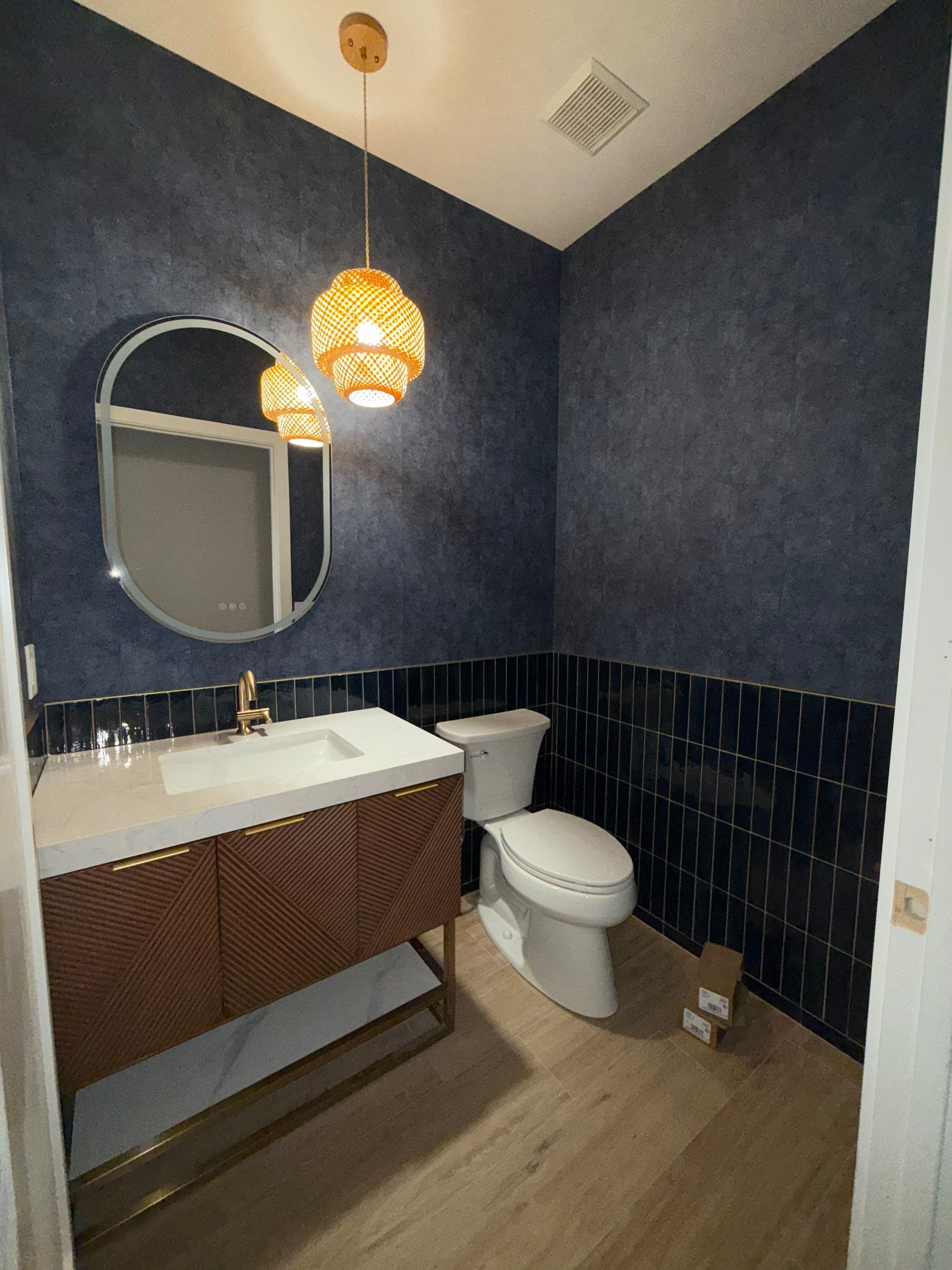 Master Bathroom, Main Floors & Powder Room - Delray Beach by Hevi Tile
