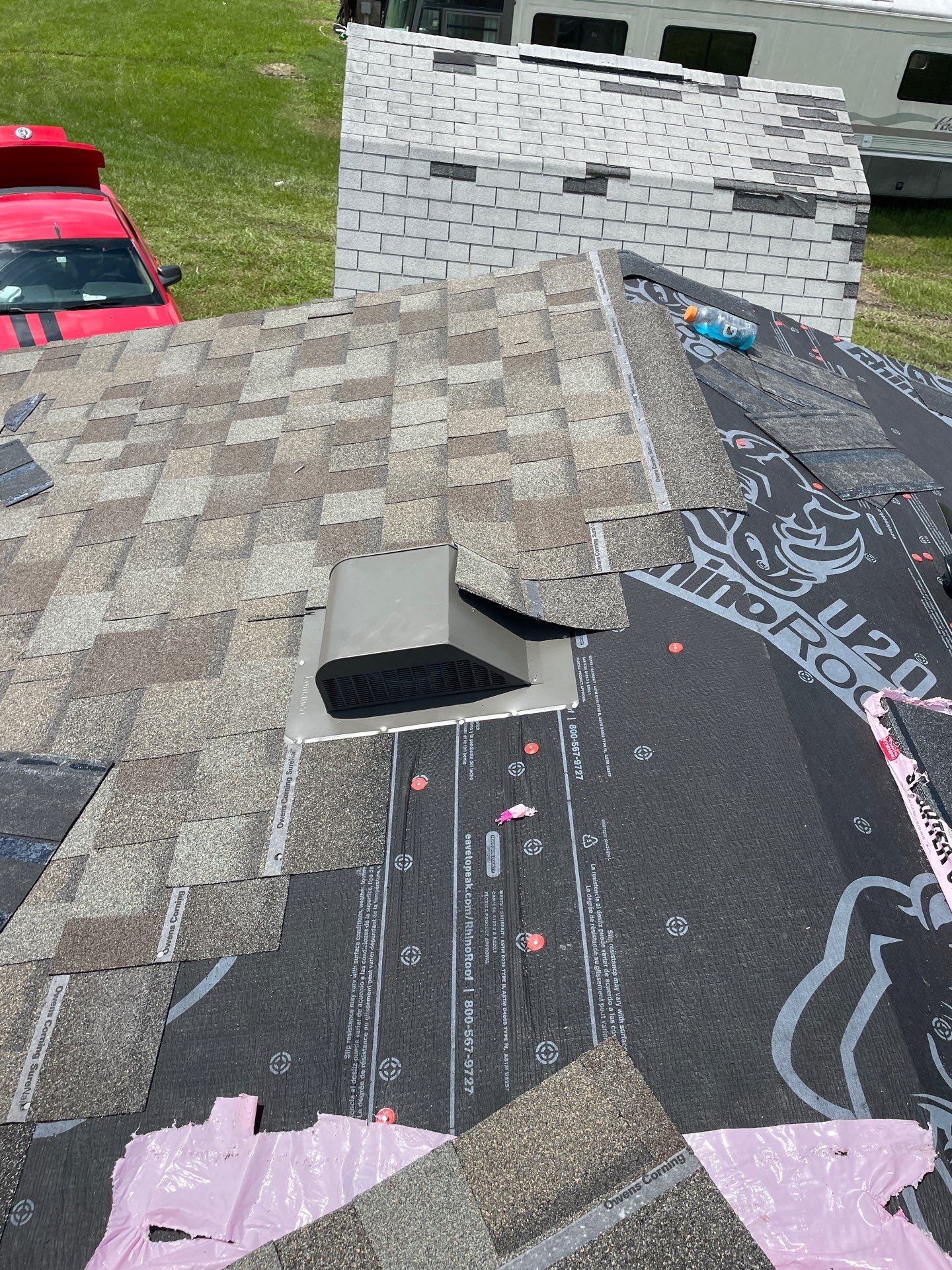Residential Roofing Repair using Owen's Corning Duration (Lifetime) Shingles by Roof Repair Services LLC