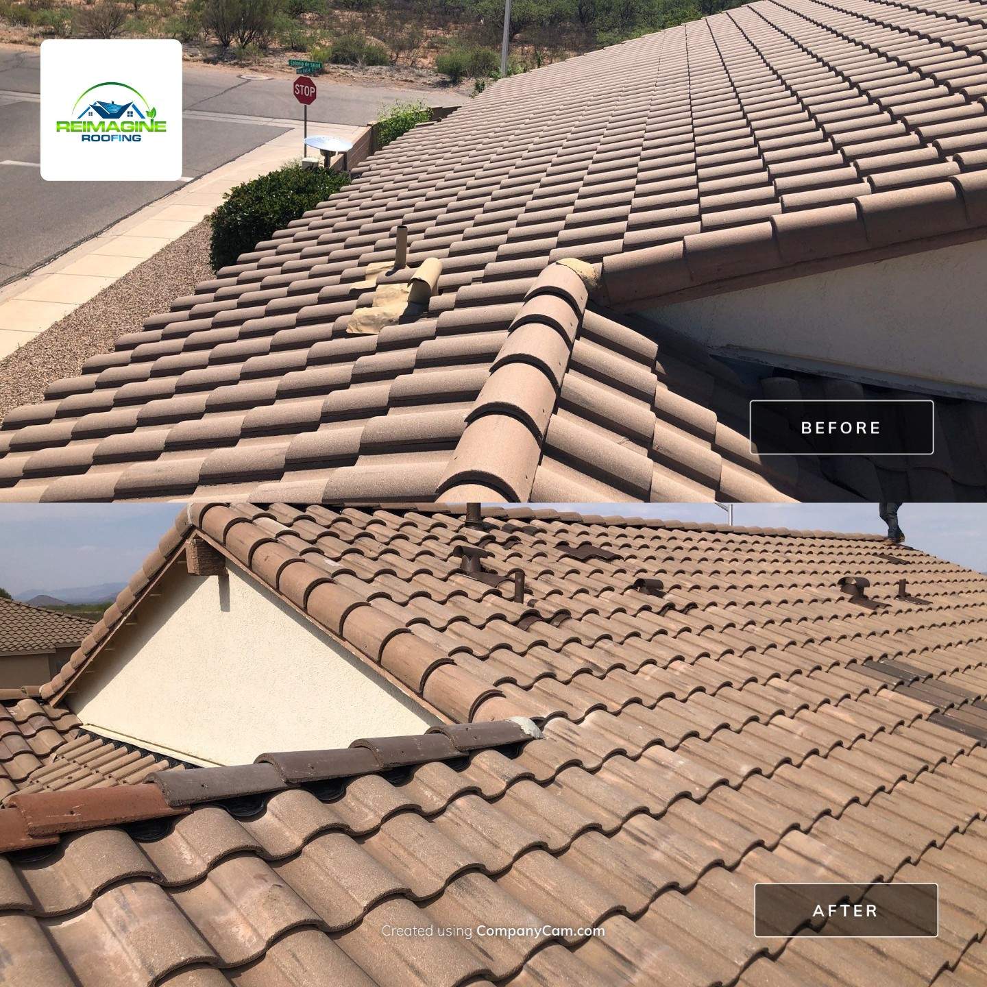 Desert Sand Concrete Tile by Reimagine Roofing