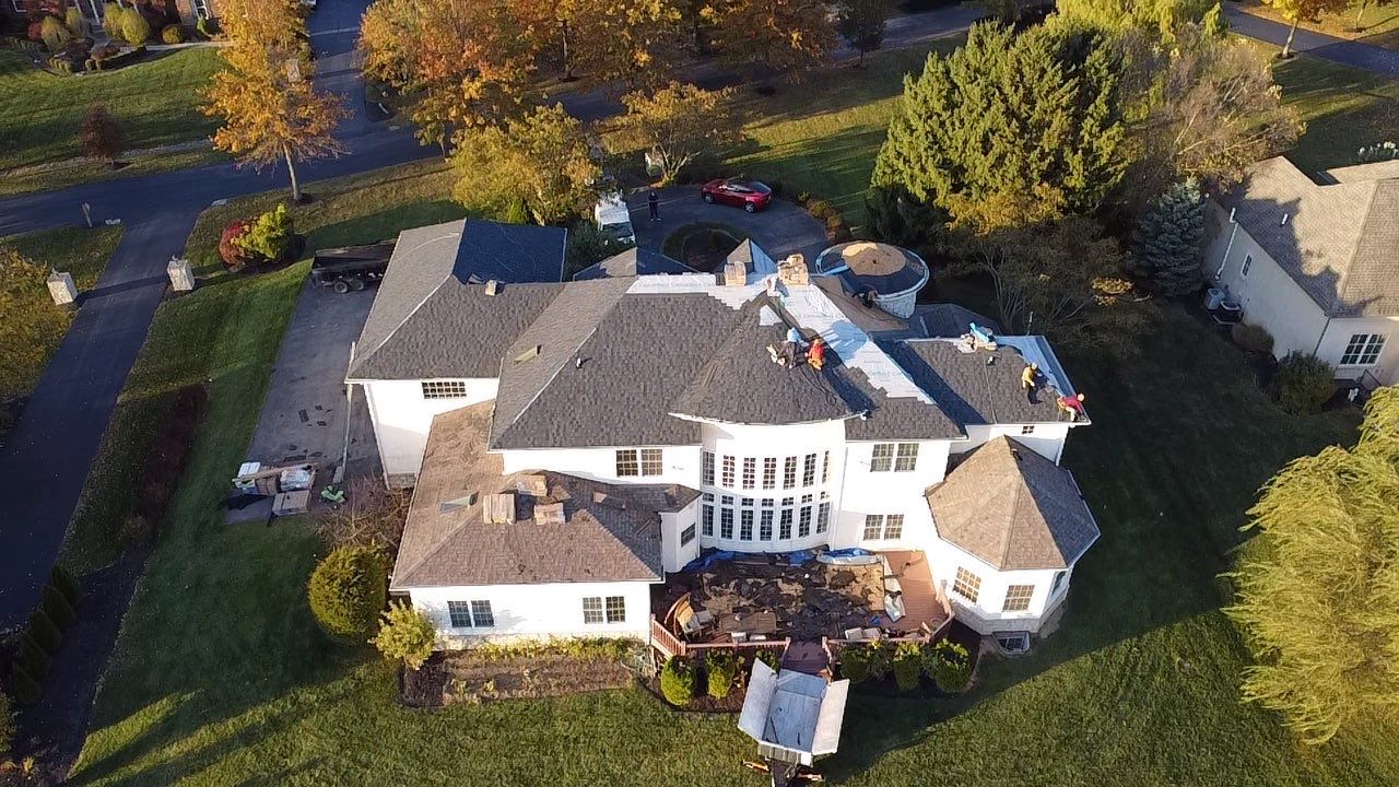 Residential Roofing Installation using Certainteed Landmark Pro Shingles by Best Exteriors Inc