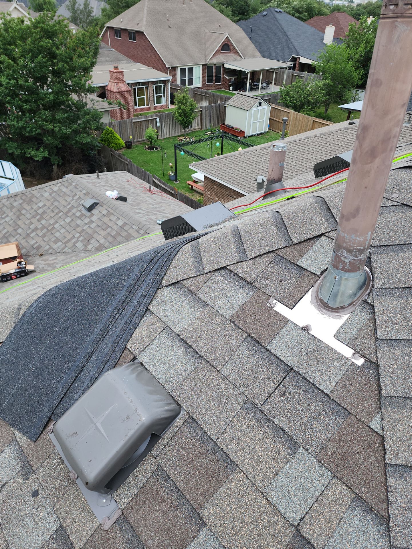 Residential Roofing Installation using Owen's Corning Duration (Lifetime) Shingles by Roof Repair Company