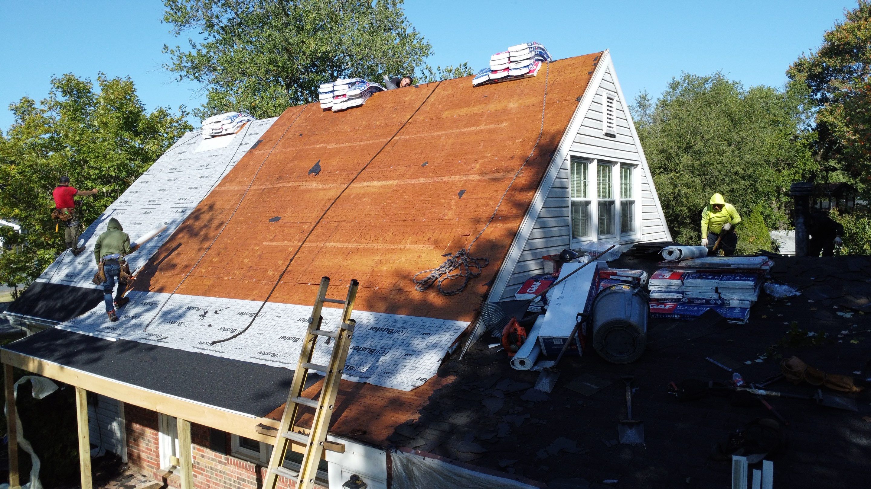Roof Replacement using GAF Timberline HDZ by USA Storm Roofing and Construction Group