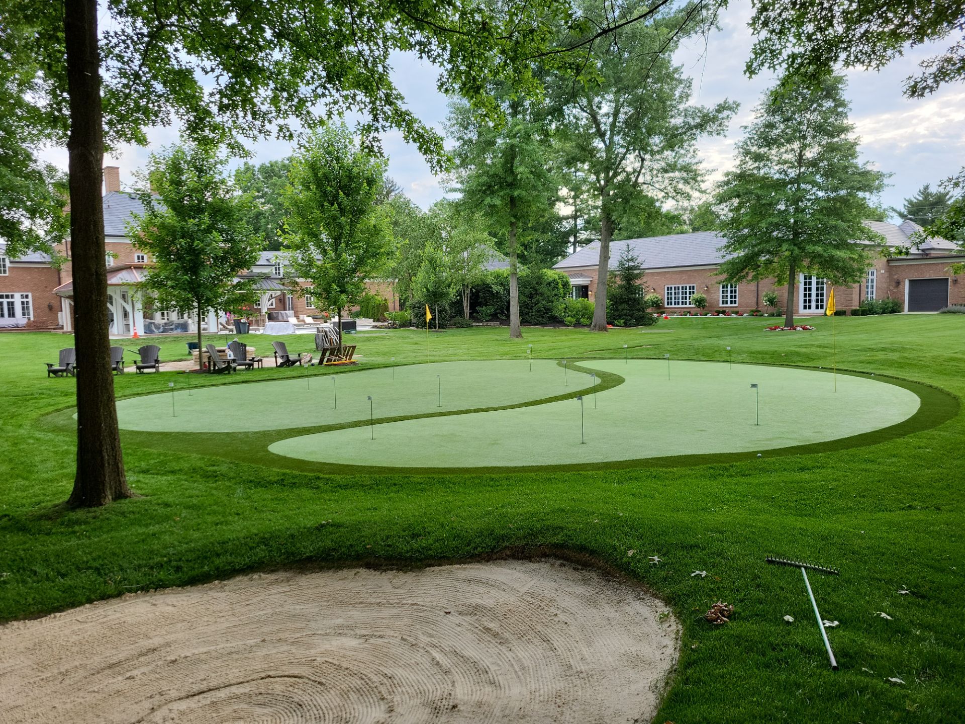 Duet of greens in New Albany, OH by Southwest Greens Midwest