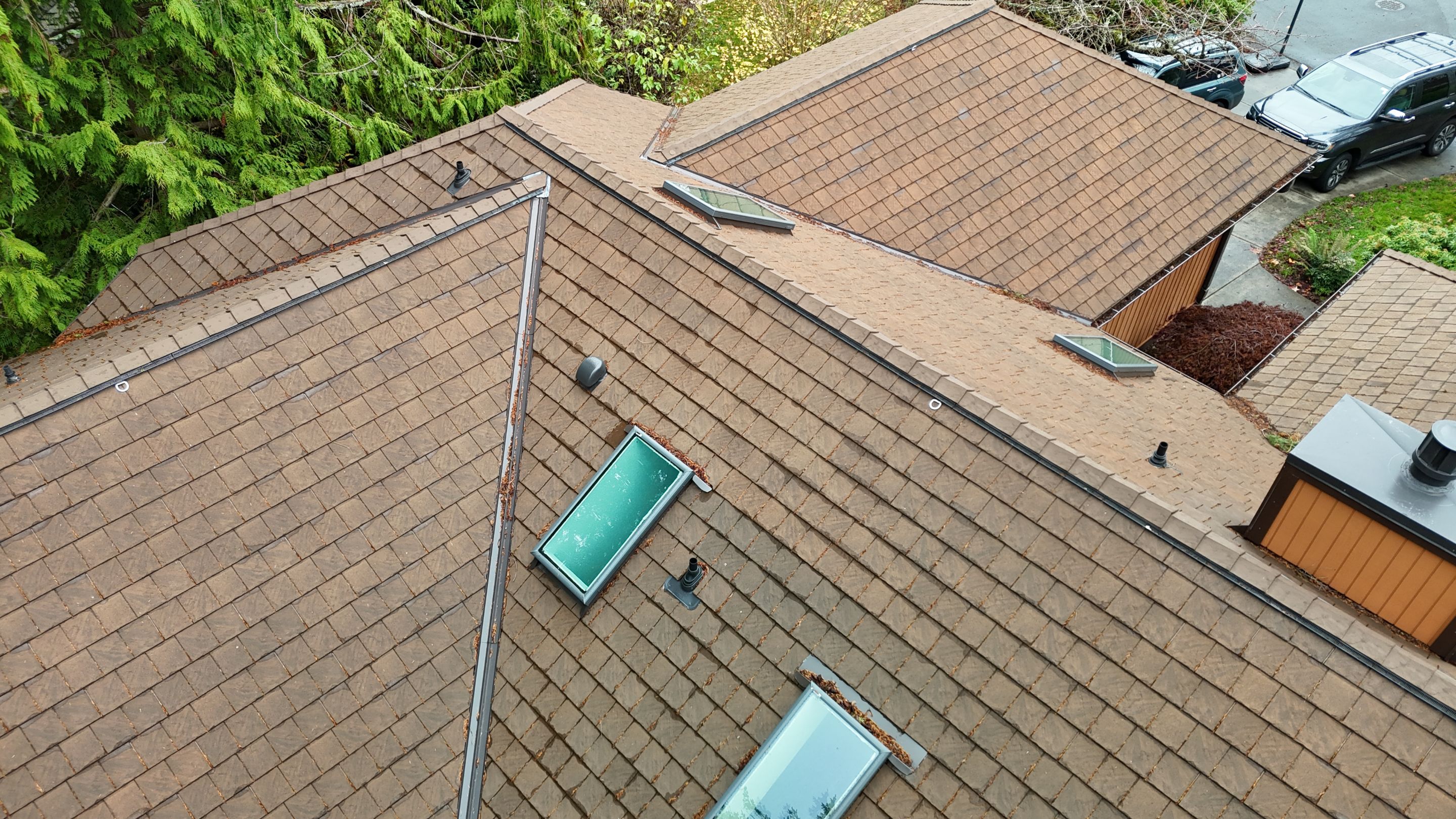 Stamped Metal Roof to EuroShield Vermont Slate by RoofSmart
