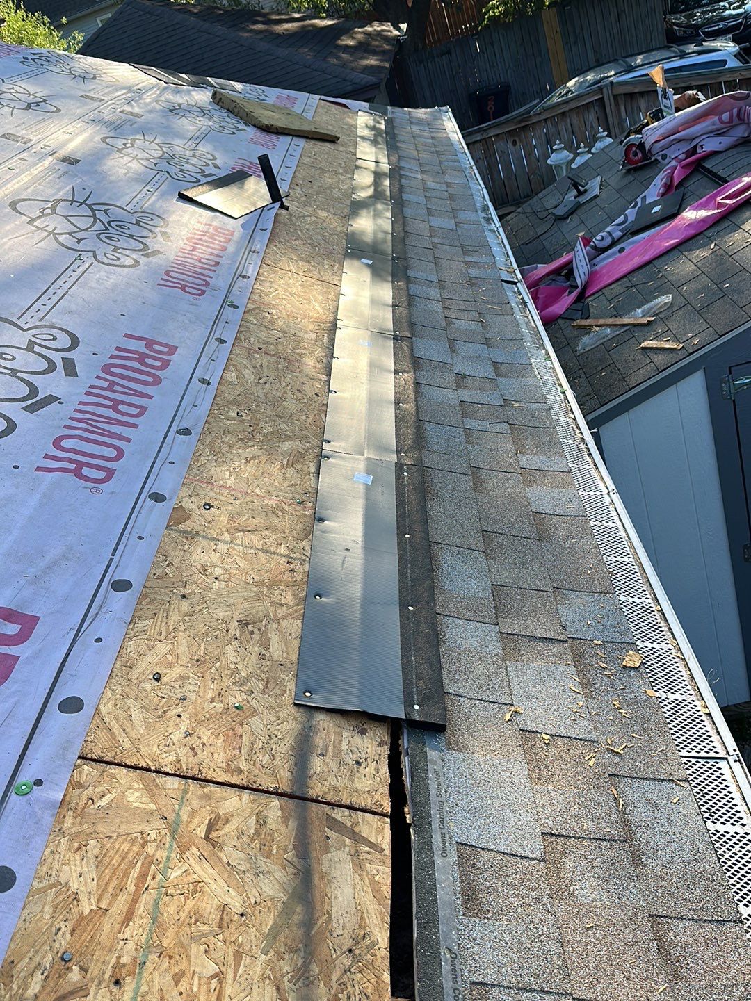 Residential Roofing Installation using Owen's Corning Duration (Lifetime) Shingles by Roof Repair Company