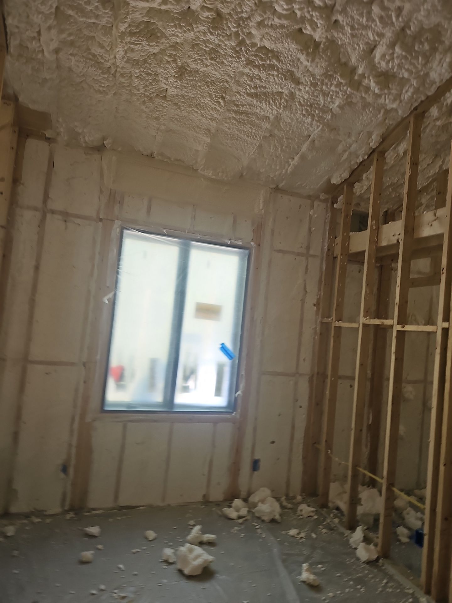Spray Foam Insulation using open cell spray foam by NYS Foam & Energy