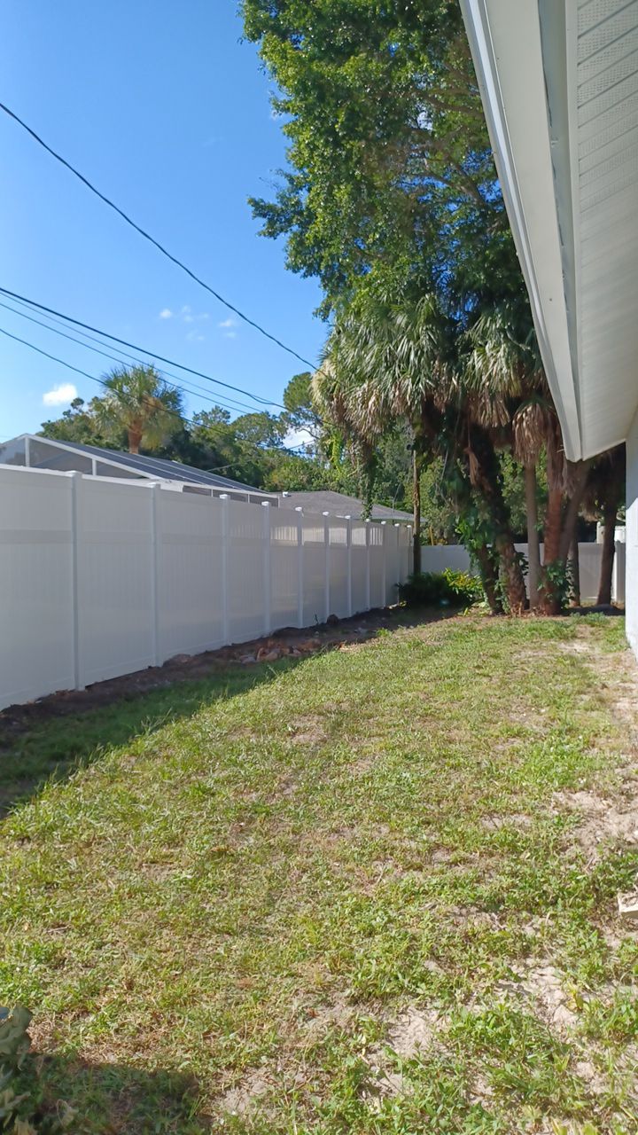 Venice, FL 6ft. Tall White Vinyl Privacy Fence  by Asap fence and gates, LLC