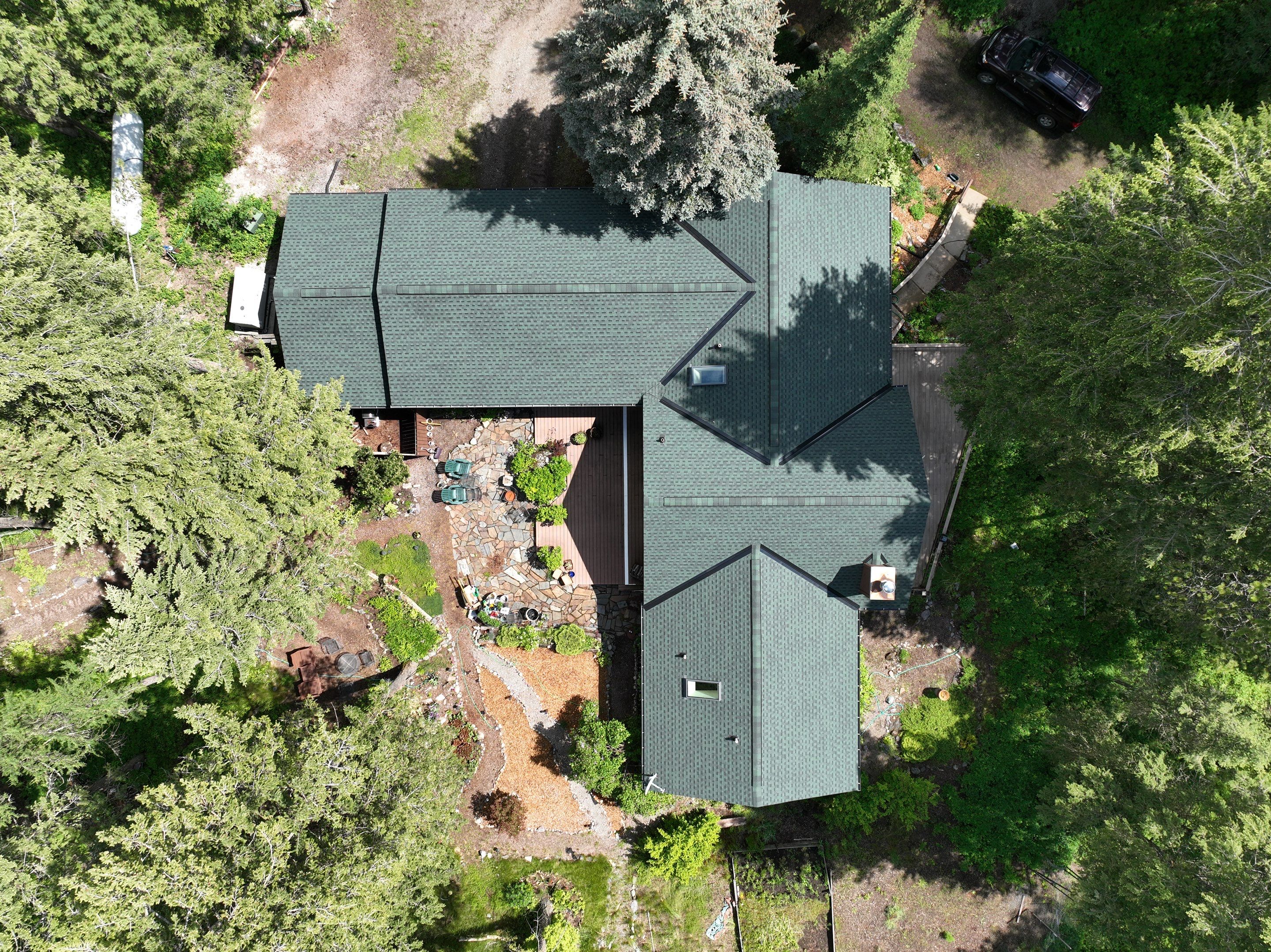 GAF Timberline HDZ - Hunter Green by Montana Roofing Solutions