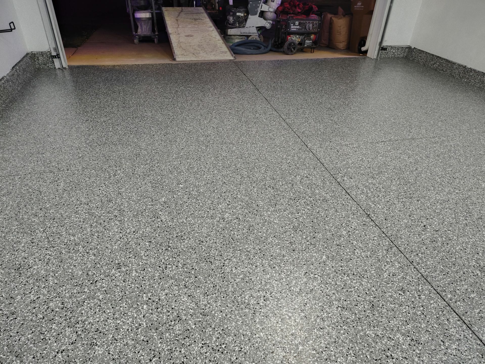 Pleasant Hill Garage Floor Coating Using Polyaspartic by Revival Concrete Coatings