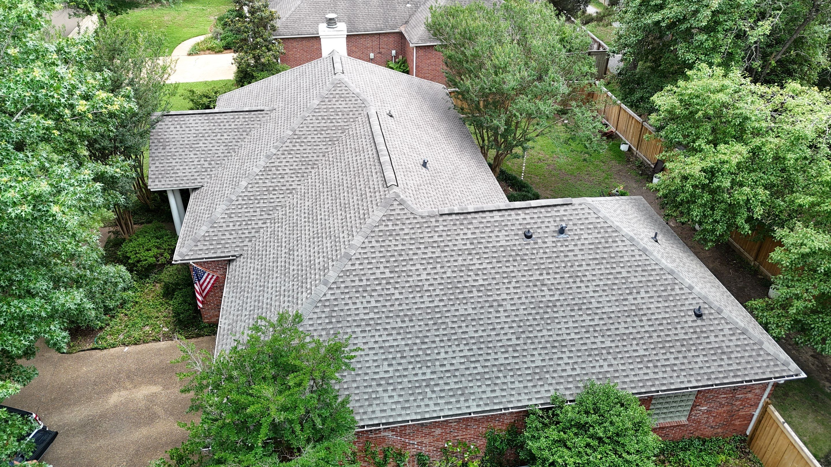 GAF 50-Year Weathered Wood  by Roberson Construction LLC