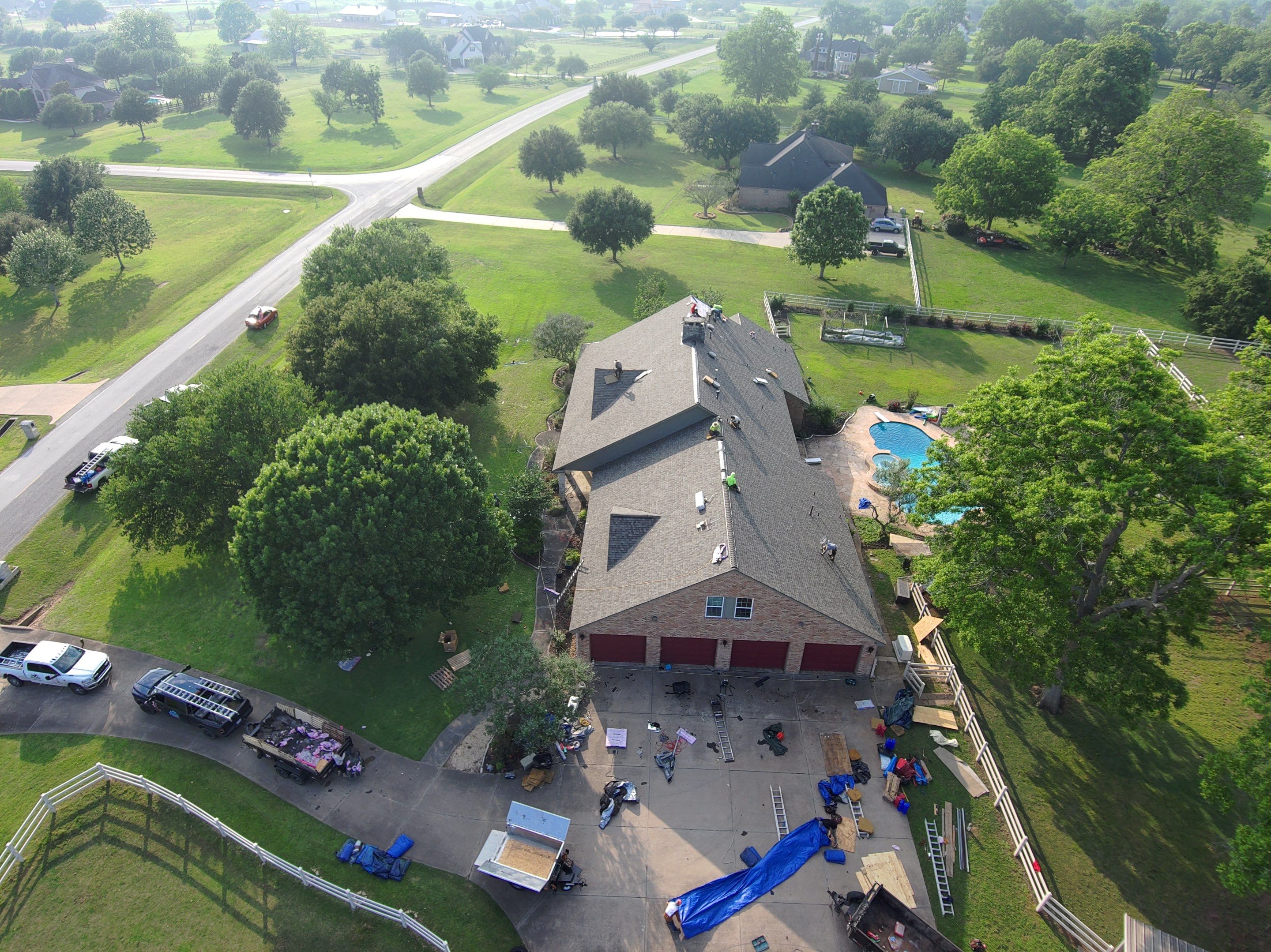 Residential Roofing Installation using Owen's Corning Duration (Lifetime) Shingles by Roof Repair Company