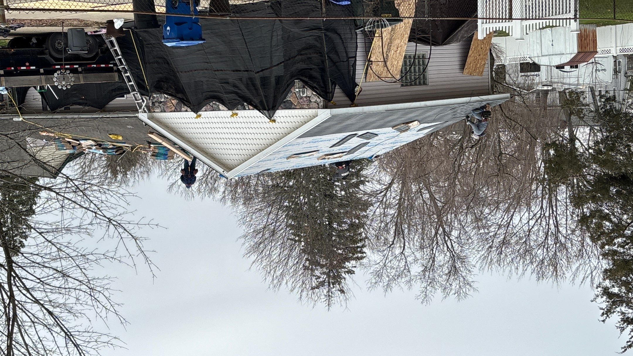 Roof Replacement using CertainTeed Landmark Pewter by 180 Contractors