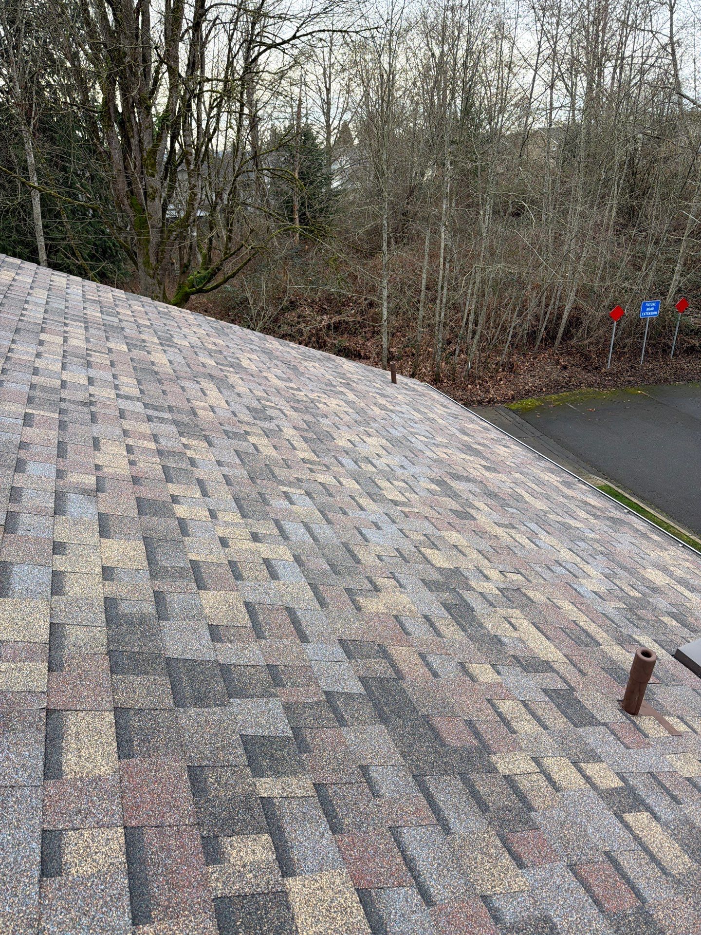 Residential Roofing Installation using GAF UHDZ Shingles by Roofing Formula LLC