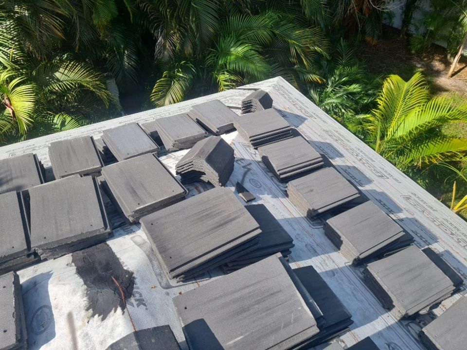 Residential Roofing Installation using Eagle Roofing Tile by BLUES BROTHERS ROOFING