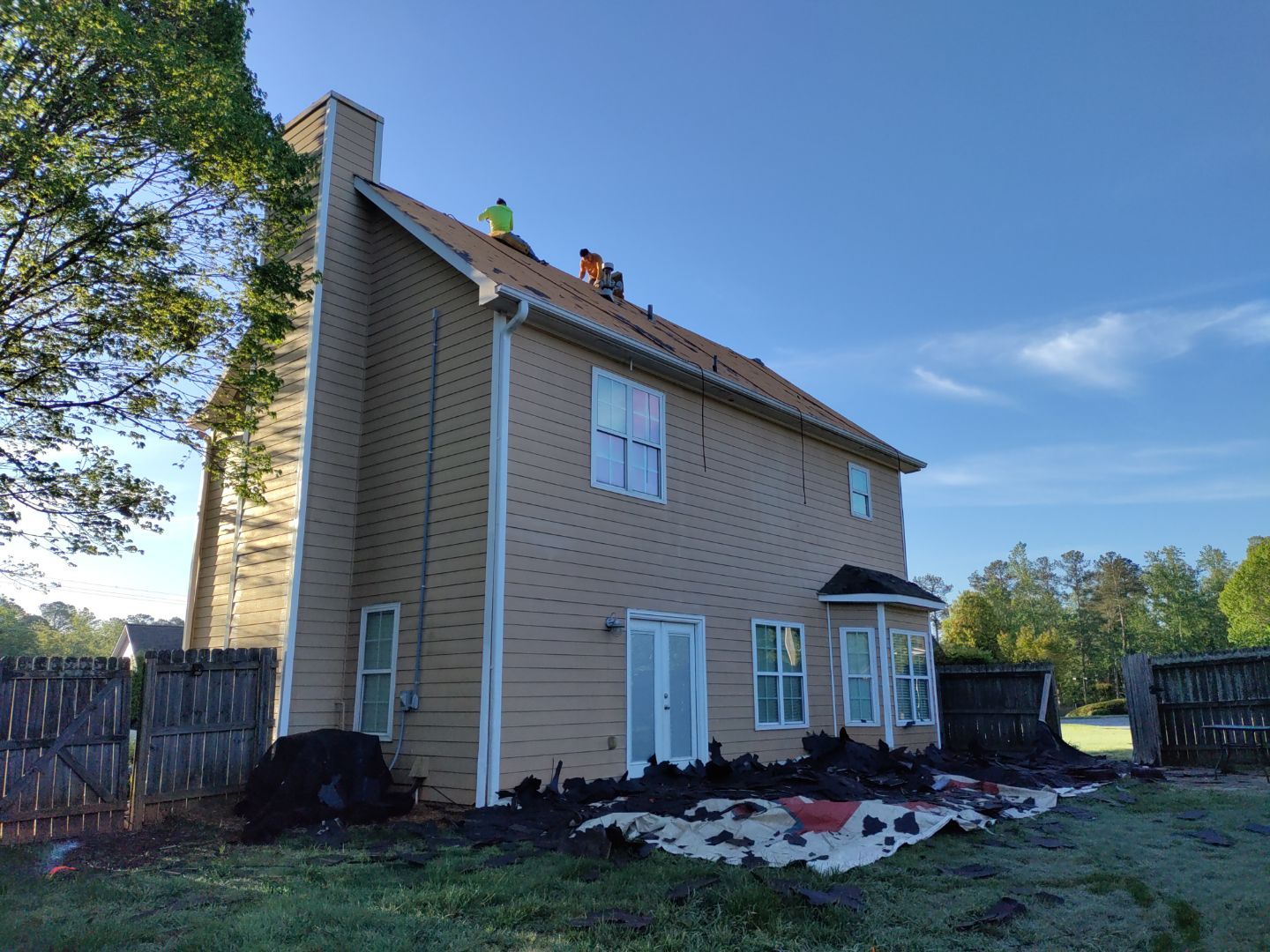 Residential Roof Replacement using Owens Corning TreDef Duration Williamsburg Grey by Inspector Roofing and Restoration