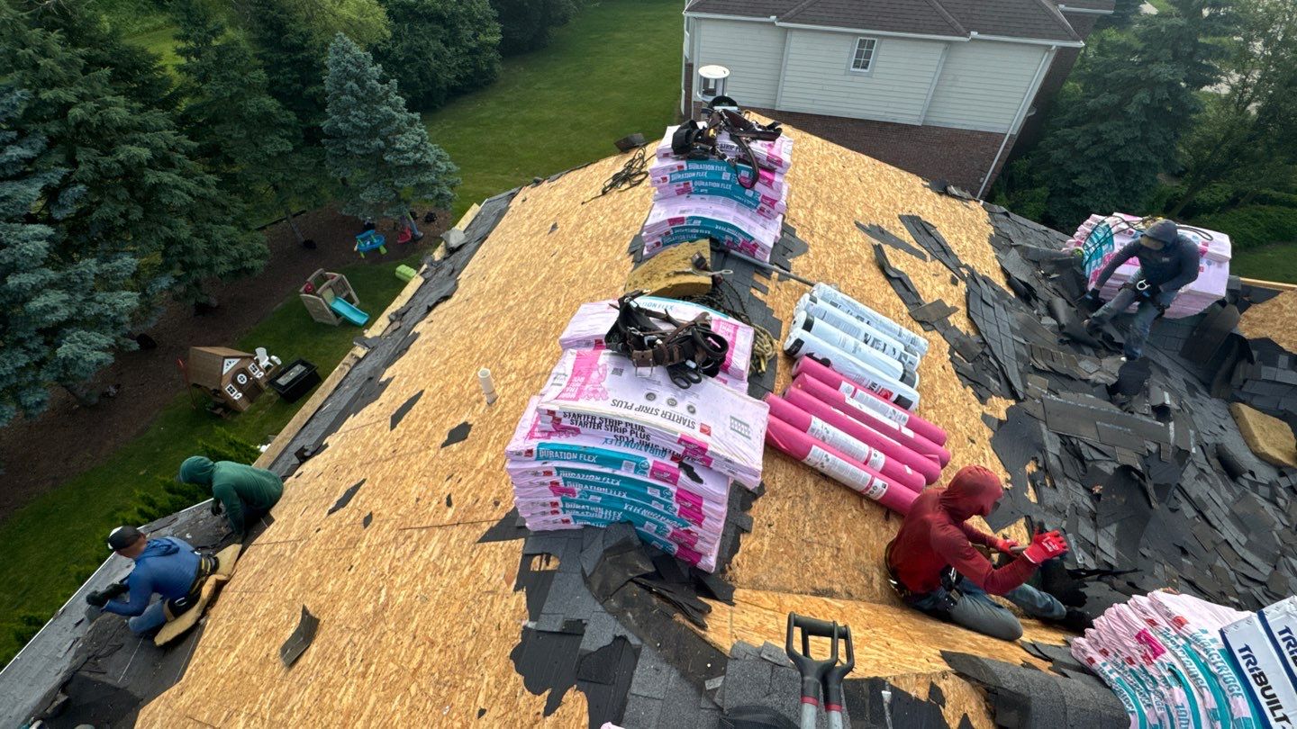 Roof Replacement using Owens Corning Onyx Black by 180 Contractors