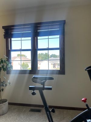 Home Office Renovation in Lincoln Featuring Custom Built-ins and Trim