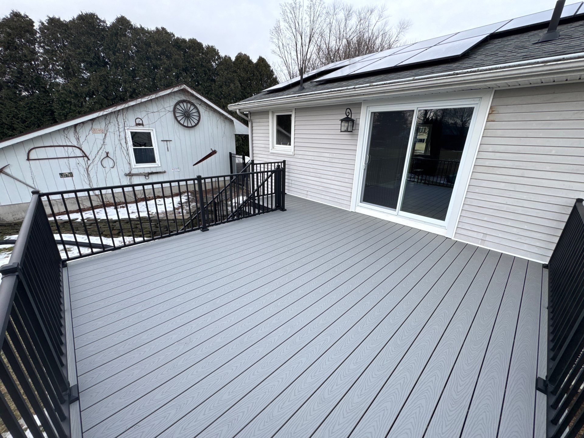 Kitchen Remodel & Deck Installation using Owen Corning Composite Framing Lumber by Chagnon Building & Remodeling LLC