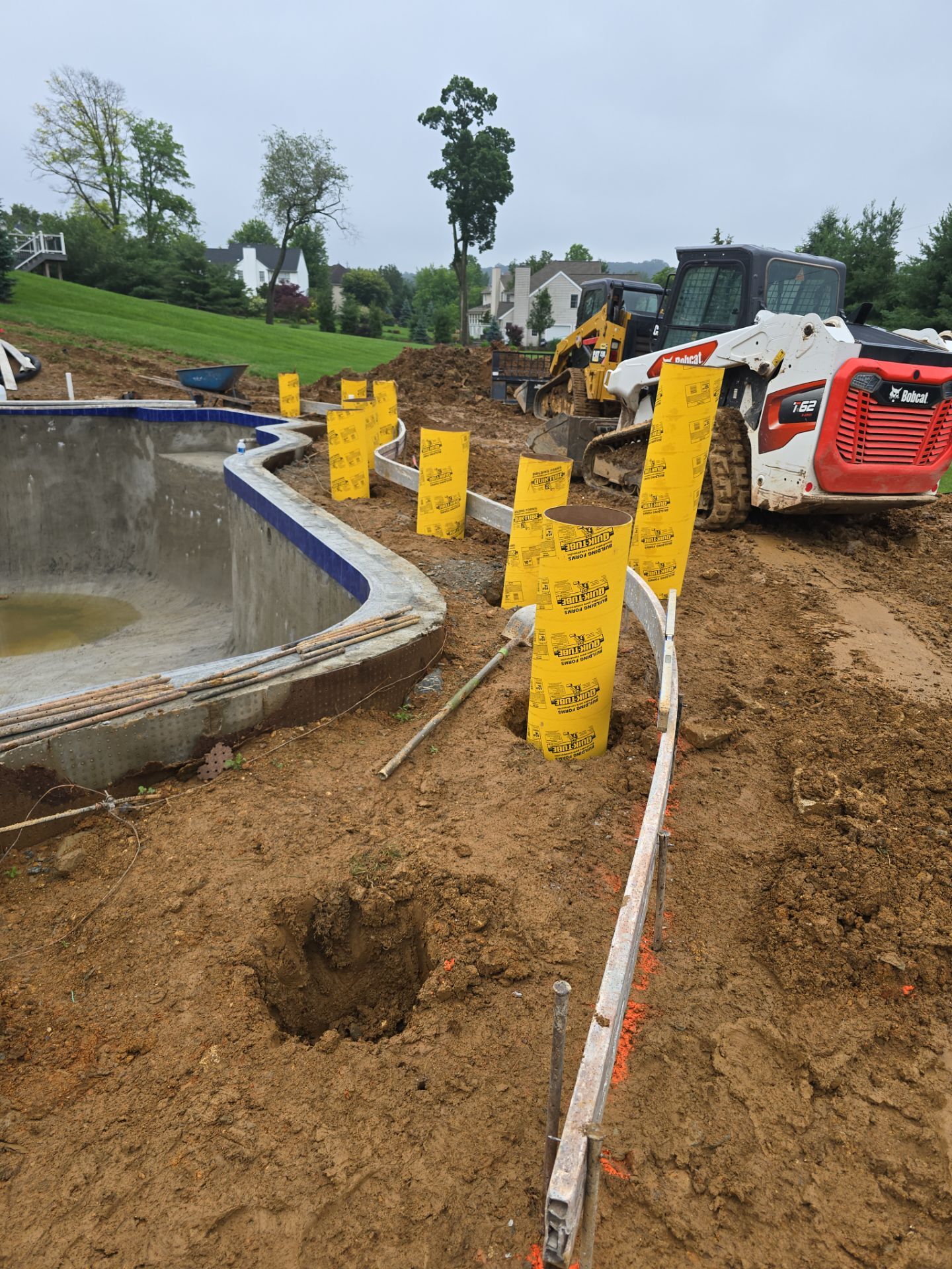 stamped concrete pool deck  by Architectural Concrete Design