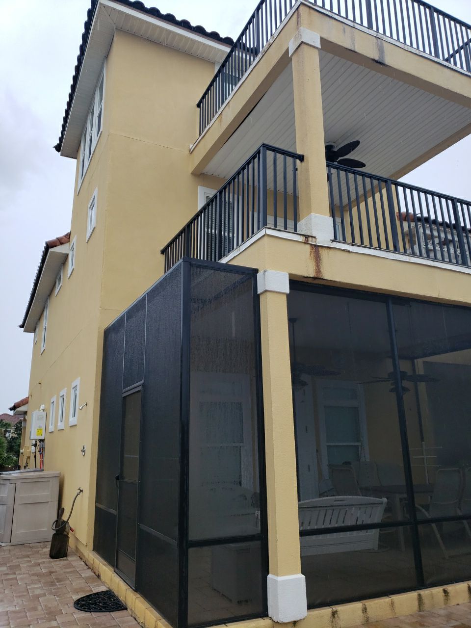 Three-Story Home Gutter Installation using K-Style Seamless Gutters by Gutter Professors