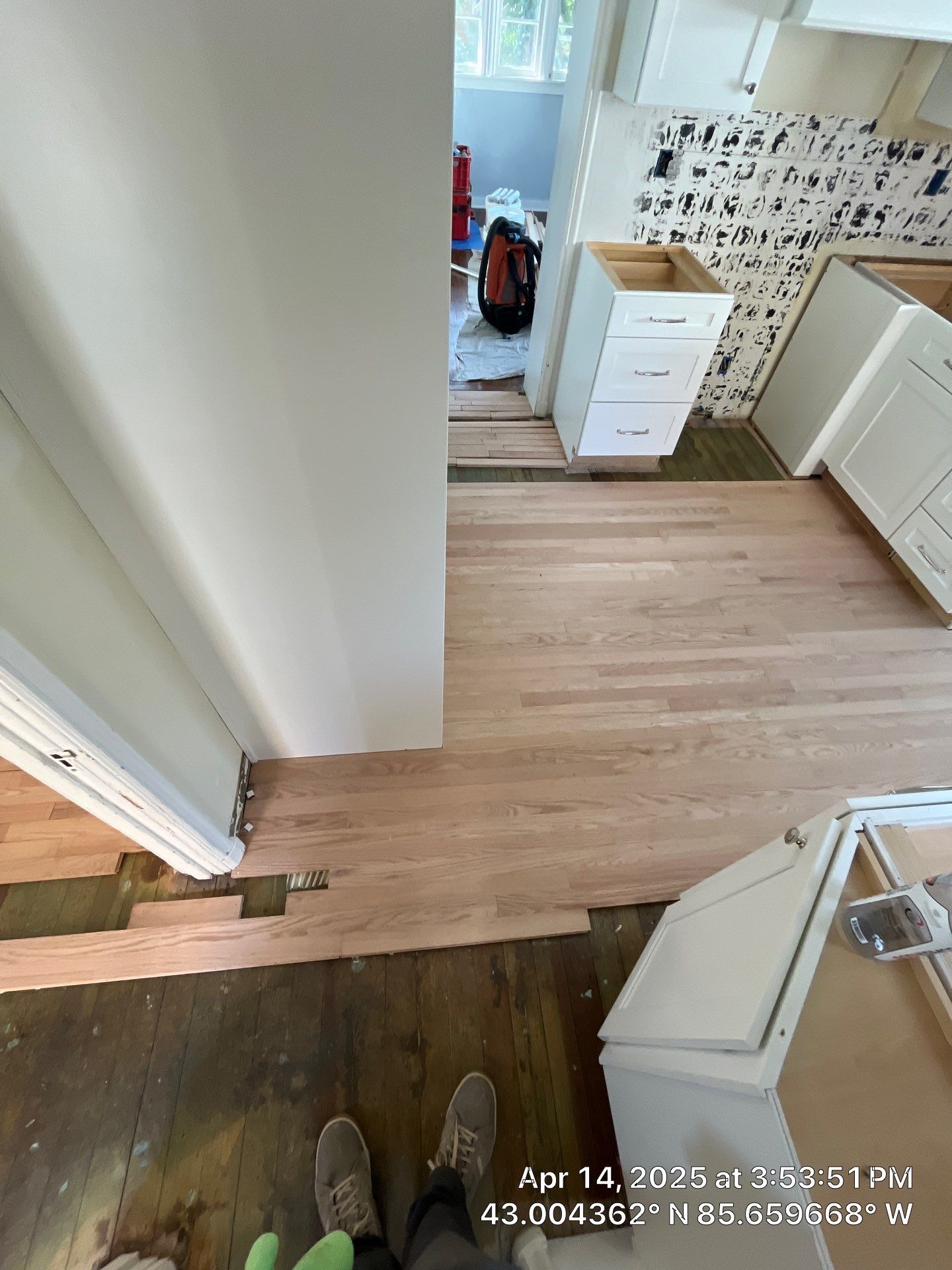 Custom Refinishing on Existing Hardwoods by RTBaldwin Hardwood Floors