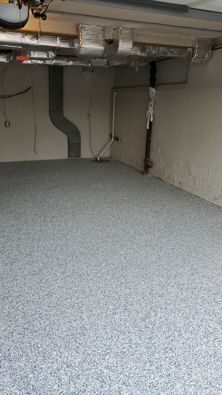 Slatestone Garage Floor by Spectrum Painting, LLC
